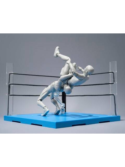 バンダイ 魂STAGE ACT リングコーナー(ニュートラルコーナー)&パイプ椅子セット for S.H.Figuarts