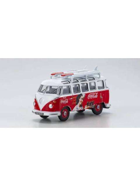 京商 OXFORD 1/76 VW T1 バス サーフボード付 コカ・コーラ