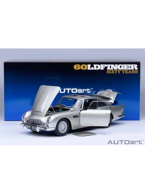 オートアート コンポジットダイキャストモデル 1/18 アストンマーチン DB5 「007/ゴールドフィンガー」 ボンドカー