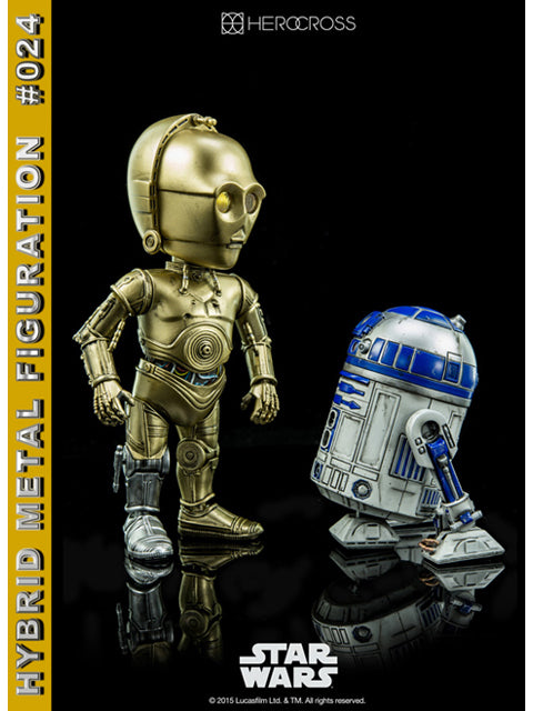 英雄十字混合金属雕像 #024 C-3PO&R2-D2“星球大战”