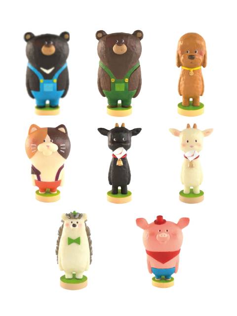 ケンエレファント おがわこうへい Animal Friends Miniature Collection 【ランダム 単品販売】