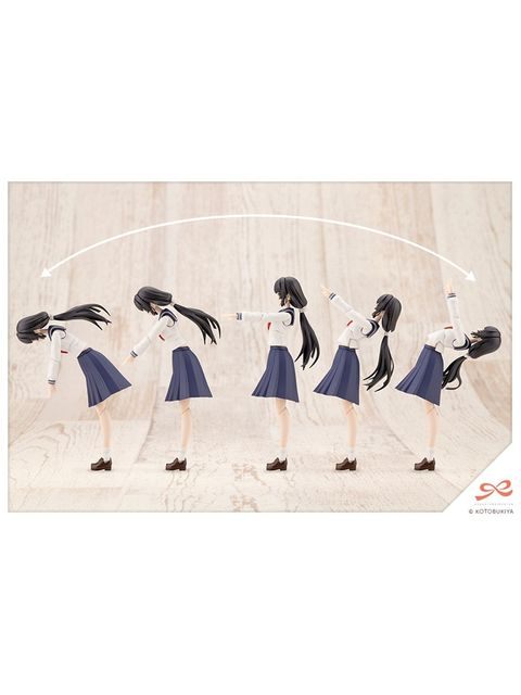 コトブキヤ 薬師寺久遠[桃桜高校・制服] 1/10 【プラモデル】 「創彩少女庭園」