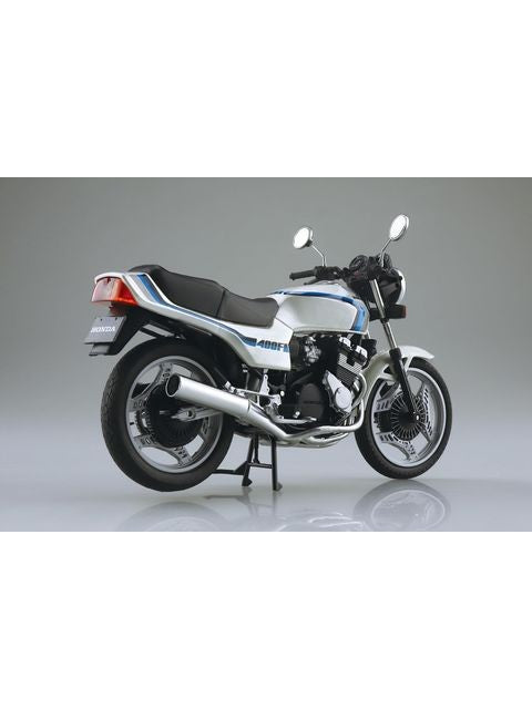 1/12 完成品バイク Honda CBX400F パールシェルホワイト (CBX550F Ver