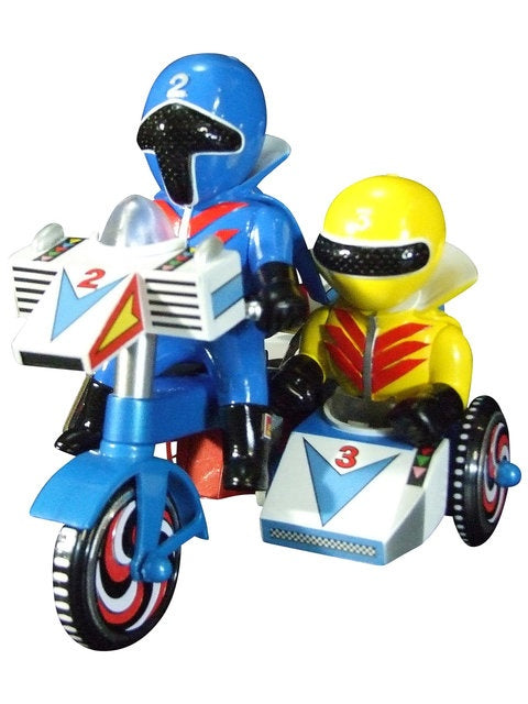 プレックス EX三輪車 アオレンジャー+キレンジャー Bタイプ 「秘密戦隊ゴレンジャー」