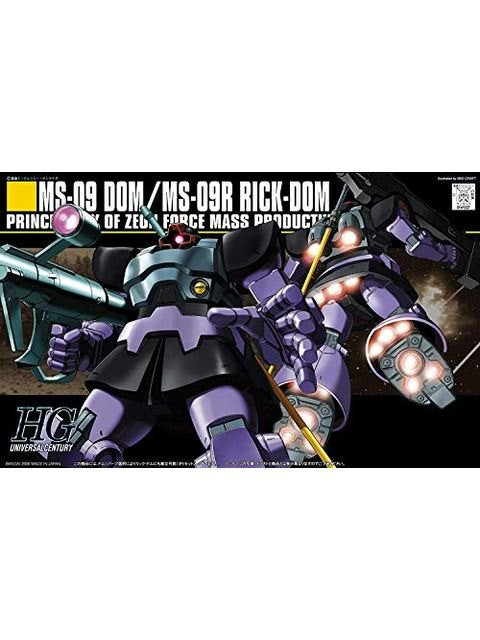 ガンプラ HGUC 1/144 MS-09 ドム/MS-09R リック・ドム 【プラモデル】 「機動戦士ガンダム」