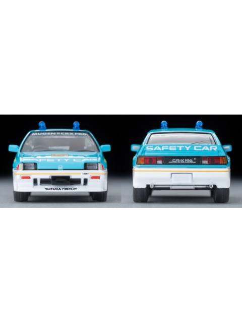 Tomica Limited Vintage Neo LV-N318a Honda Ballade Sports CR-X MUGEN CR-X PRO Suzuka Circuit Safety Car (Light Blue/White)