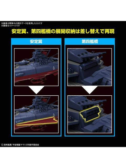 【箱傷み有り】 バンダイ 1/1000 宇宙戦艦ヤマト3199(第3次改装型：参戦章叙勲式典記念塗装) 【プラモデル】