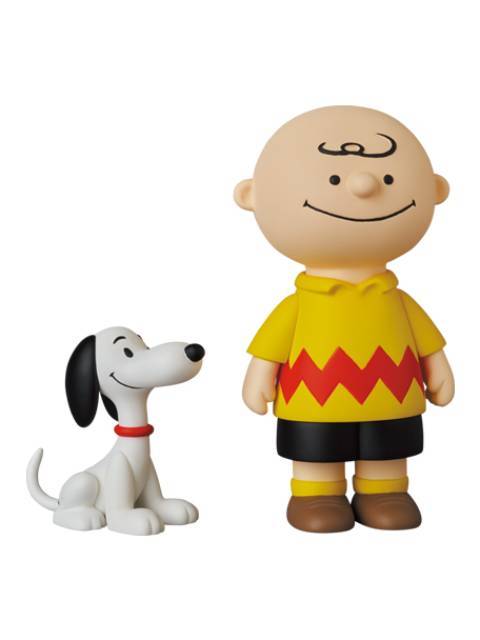 Medicom Toy UDF 50's CHARLIE BROWN &amp; SNOOPY "PEANUTS SERIES 12"