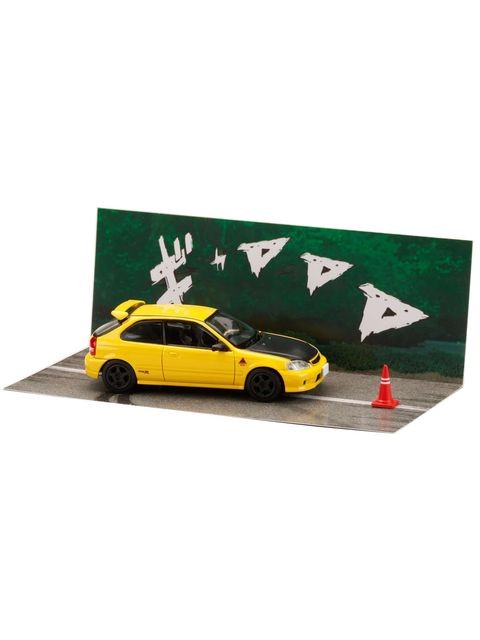 ホビージャパン 1/64 Honda CIVIC (EK9) 東堂塾 / 頭文字D 舘 智幸 VS 藤原 拓海