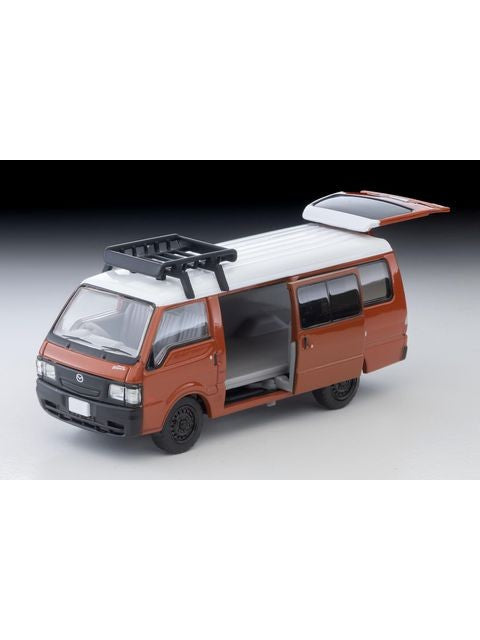 トミカリミテッドヴィンテージ ネオ LV-N310d マツダ ボンゴブローニイ バン カスタム仕様 (茶) ルーフキャリア、フィギュア付
