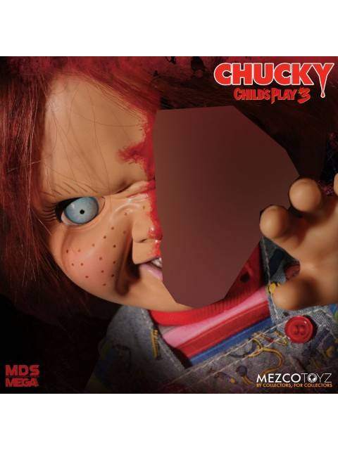 メズコ MDS ピザフェイス チャッキー 15インチメガスケール with サウンド 「チャイルド・プレイ3」 【再販】デザイナーシリーズ