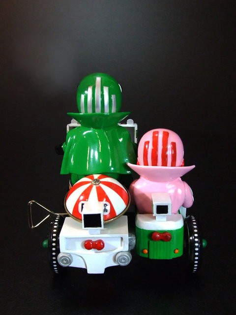 プレックス EX三輪車 ミドレンジャー+モモレンジャー Bタイプ 「秘密