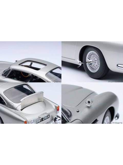 オートアート コンポジットダイキャストモデル 1/18 アストンマーチン DB5 「007／ゴールドフィンガー」 ボンドカー