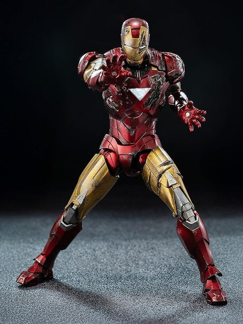 threezero DLX アイアンマン・マーク6(バトルダメージ) 1/12 可動フィギュア 「インフィニティ・サーガ」