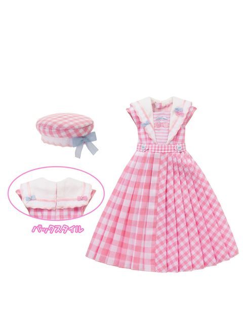アゾン 1/6スケール用 BonBons チェリー＆ギンガムセーラーワンピースセット ピンク