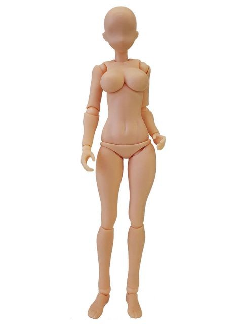 ホビーベース 1/12素材ちゃんL ライトフレッシュ プレミアムパーツコレクション 関節技EX