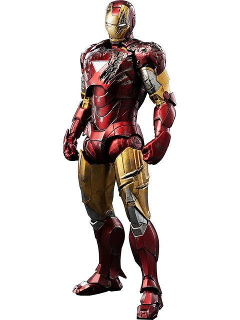 threezero DLX アイアンマン・マーク6(バトルダメージ) 1/12 可動フィギュア 「インフィニティ・サーガ」