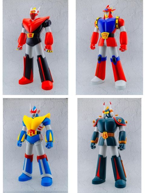 ACTION TOYS 【4体セット】 ブロッカー軍団IV マシーンブラスター スーパーロボットビニールコレクション