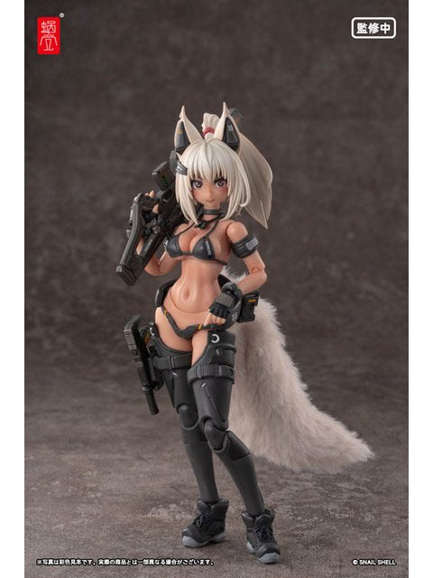 蝸之殼スタジオ RA-04 狐火戦姫-穂乃火 水着Ver. 1/12スケール可動フィギュア