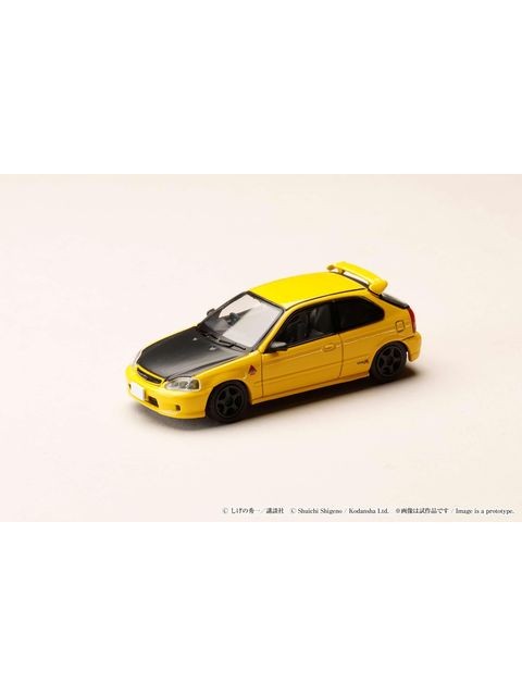 ホビージャパン 1/64 Honda CIVIC (EK9) 東堂塾 / 頭文字D 舘 智幸 VS 藤原 拓海