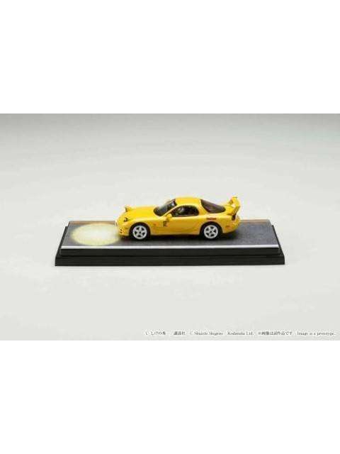 京商 1/64 マツダ RX-7 FD3S RED SUNS/頭文字D VS藤原拓海 高橋啓介ドライバーフィギュア付き 完成品ミニカー HJ645007DA