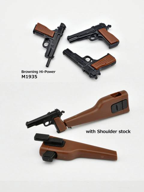 リトルアーモリー 【LA096】 ブローニングHPタイプ 1/12 【プラモデル】