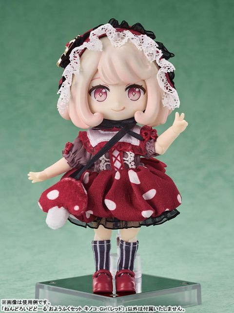 ねんどろいどどーる おようふくセット キノコ：Girl(レッド)