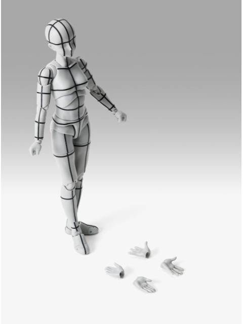S.H.Figuarts ボディちゃん -スポーツ- Edition -ワイヤーフレーム-(Gray Color Ver.)