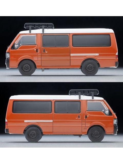 トミカリミテッドヴィンテージ ネオ LV-N310d マツダ ボンゴブローニイ バン カスタム仕様 (茶) ルーフキャリア、フィギュア付