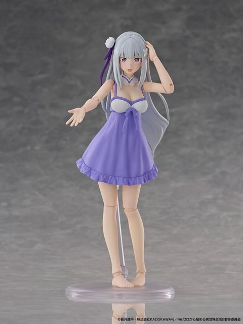 KADOKAWA エミリア DX ver. 【プラモデル】 「Re：ゼロから始める異世界生活」 KADOKAWA PLASTIC MODEL SERIES