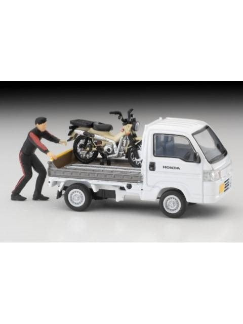 トミカリミテッドヴィンテージ ネオ LV-N330a ホンダ アクティ トラック バイク店仕様(白) ホンダ CT125・ハンターカブ付