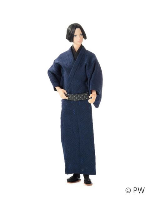 ペットワークス 六分の一男子図鑑 袴スタイル・蒼黒 エイト