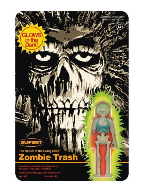 スーパー7 リ・アクション ゾンビ トラッシュ モンスターグロウ ver 「バタリアン」