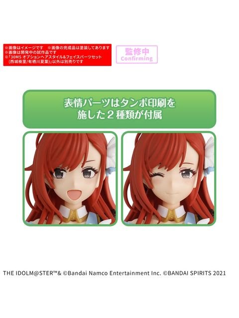 30MS オプションヘアスタイル＆フェイスパーツセット(西城樹里/有栖川