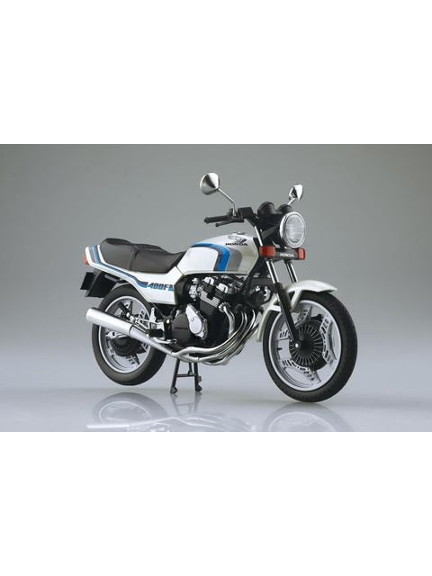 1/12 完成品バイク Honda CBX400F パールシェルホワイト (CBX550F Ver