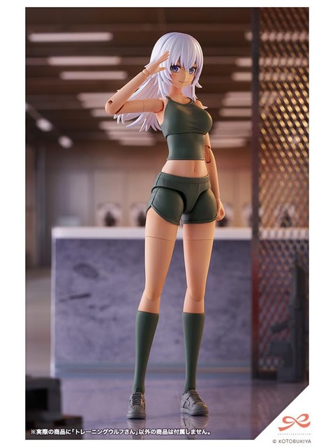 コトブキヤ トレーニングウルフさん 1/10 【プラモデル】 「創彩少女庭園」