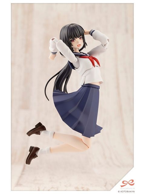 コトブキヤ 薬師寺久遠[桃桜高校・制服] 1/10 【プラモデル】 「創彩少女庭園」