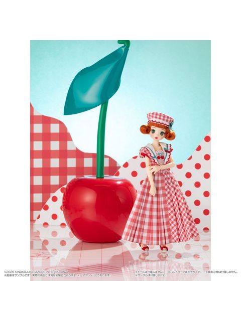 アゾン 1/6スケール用 BonBons チェリー＆ギンガムセーラーワンピースセット レッド