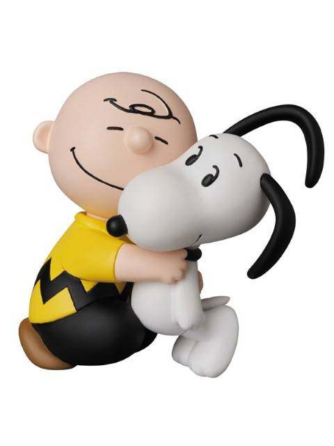 Medicom Toy UDF PEANUTS Series 8 CHARLIE BROWN &amp; SNOOPY (RENEWAL Ver.)