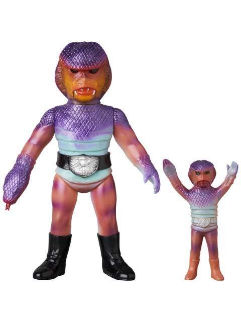 【限定品】 メディコムトイ コブラ男(新色蓄光) + ミニソフビ 「仮面ライダー」 【新古品 特別価格】