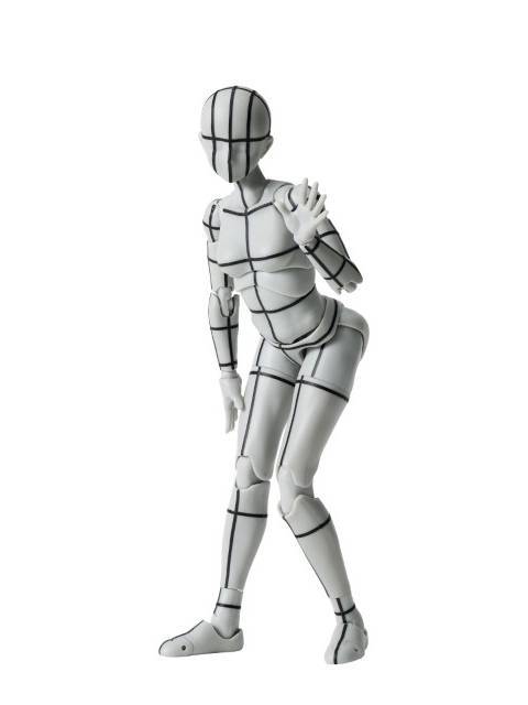 S.H.Figuarts ボディちゃん -スポーツ- Edition -ワイヤーフレーム-(Gray Color Ver.)