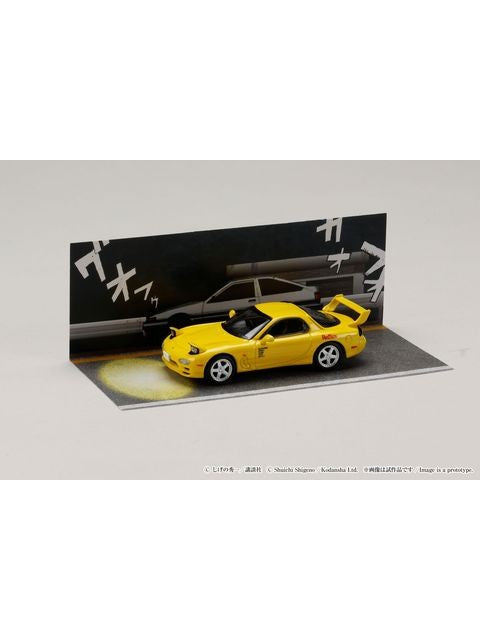 ホビージャパン 1/64 MAZDA RX-7 (FD3S) RedSuns / 頭文字D 高橋啓介 VS 藤原拓海