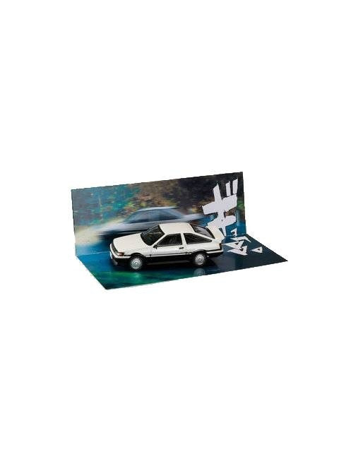 ホビージャパン 1/64 Toyota COROLLA LEVIN (AE86)/頭文字D 秋山 渉 VS 藤原 拓海