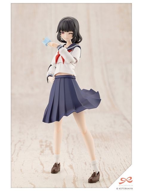 コトブキヤ 薬師寺久遠[桃桜高校・制服] 1/10 【プラモデル】 「創彩少女庭園」