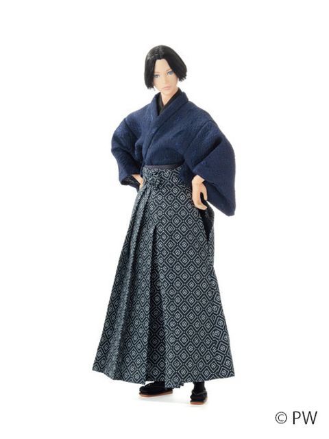 ペットワークス 六分の一男子図鑑 袴スタイル・蒼黒 エイト