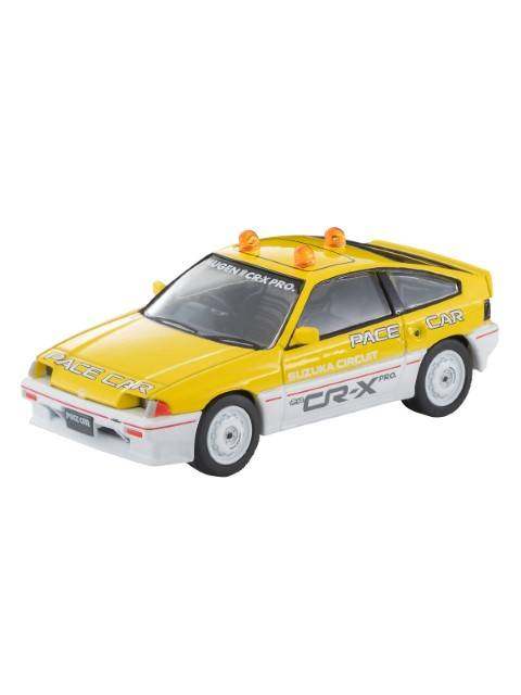 Tomica Limited Vintage Neo LV-N318b Honda Ballade Sports CR-X MUGEN CR-X PRO Suzuka Circuit Pace Car (Yellow/White)