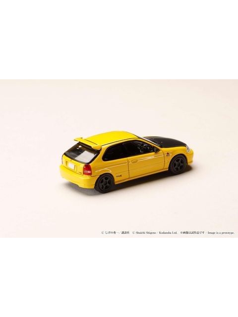ホビージャパン 1/64 Honda CIVIC (EK9) 東堂塾 / 頭文字D 舘 智幸 VS 藤原 拓海