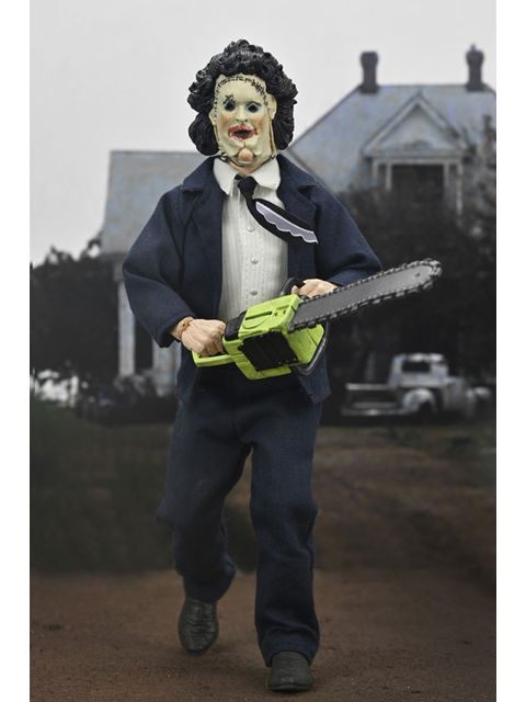 ネカ 悪魔のいけにえ 50thアニバーサリー/ レザーフェイス 8インチ アクションドール プリティウーマン マスク ver