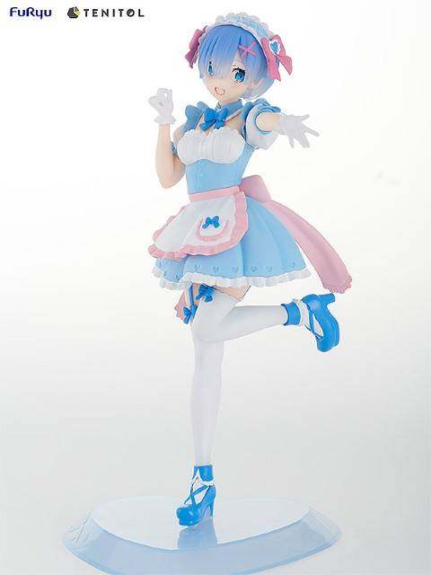 Furyu TENITOL Re:ZERO -Starting Life in Another World- Dreamy Maid Rem &amp; Ram Set with Bonus