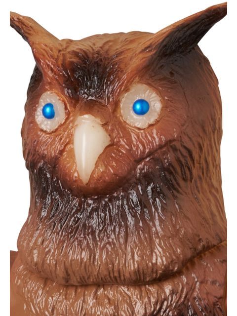 【限定品】 メディコムトイ フクロウ男（新色蓄光）+ミニソフビ 【新古品 特別価格】